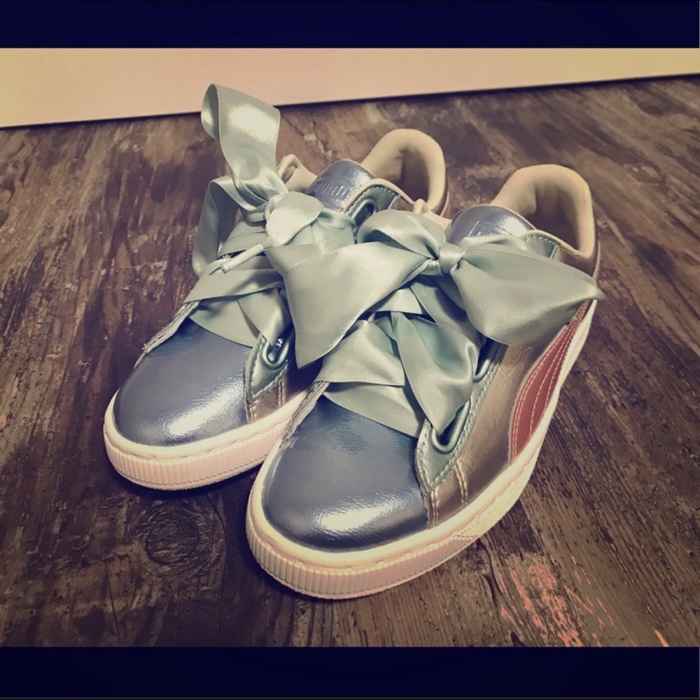 Puma Basket Heart Bauble (rainbow)